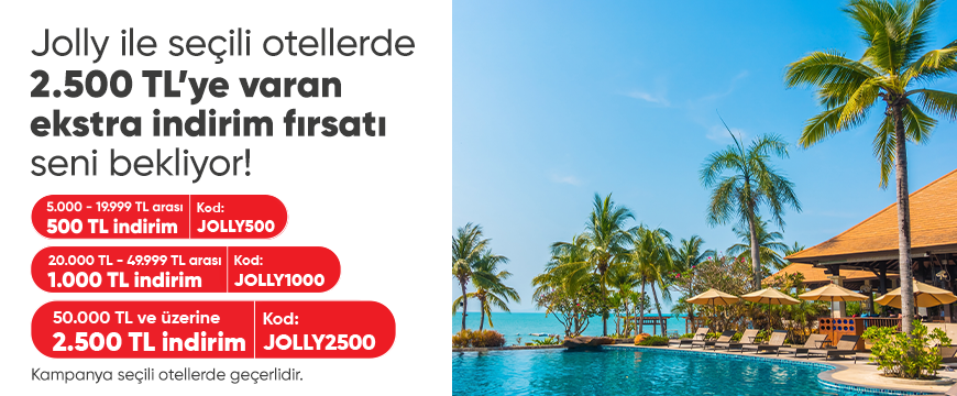 Şehir Otellerinde 2.500 TL'ye Varan İndirim!