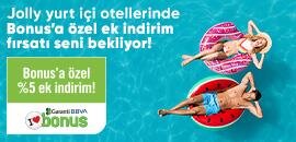 Yurt İçi Otellerde Bonus'a Özel %5 Ek İndirim!