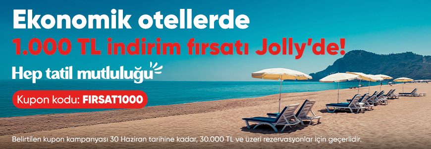 Ekonomik Oteller 1000 TL İndirim