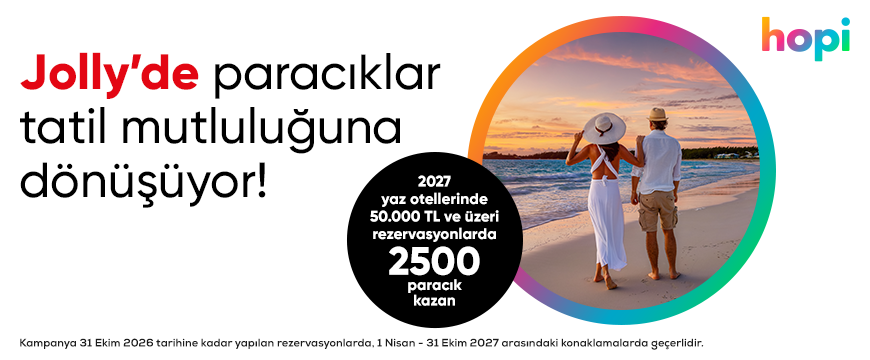 Hopi Yaz Otelleri 50.000 TL 2500 Parac&amp;#x131;k