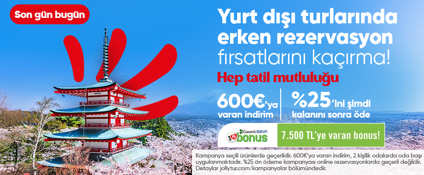 Erken Rezervasyon Fırsatlarını Kaçırma!