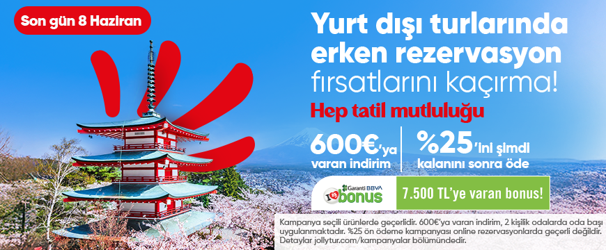 Erken Rezervasyon Fırsatlarını Kaçırma!
