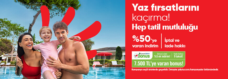 Yaz Fırsatlarını Kaçırmayın!