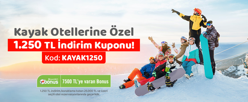 Kayak Otellerinde Erken Rezervasyon Fırsatları