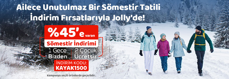 Ailece Sömestir Tatili Keyfi Jolly'de