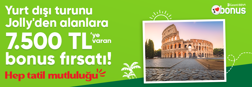 Yurt Dışı Turlar Bonus Kampanyası