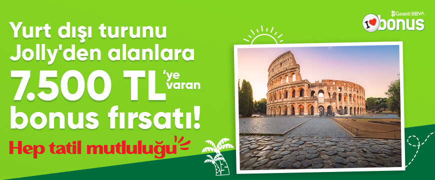Yurt Dışı Turlarında Bonus Fırsatı