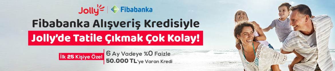 Fiba Alışveriş Kredisiyle Tatil Ödemenizi Kolayca Planlayın!